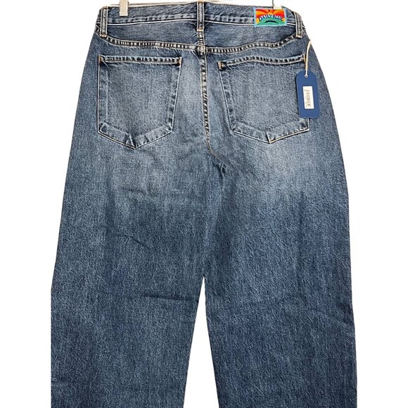 NWT $355 Daily Blue by Adrian Goldschmied LOVE 24 Cotton USA Barrel Legs - Picture 7 of 14